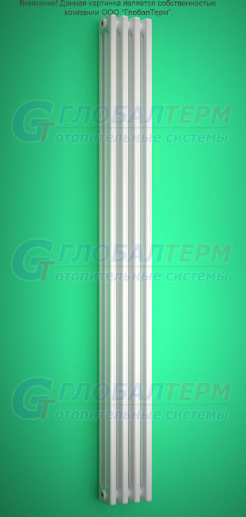 Радиатор стальной трубчатый Purmo Delta Laserline 3180 / 4 секции, боковое подключение (AB)