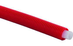 Труба полиэтиленовая Uponor Radi Pipe, в красном кожухе, 16x2,0 мм., 25/20 (бухта 50 метров). Цена за 1 метр.